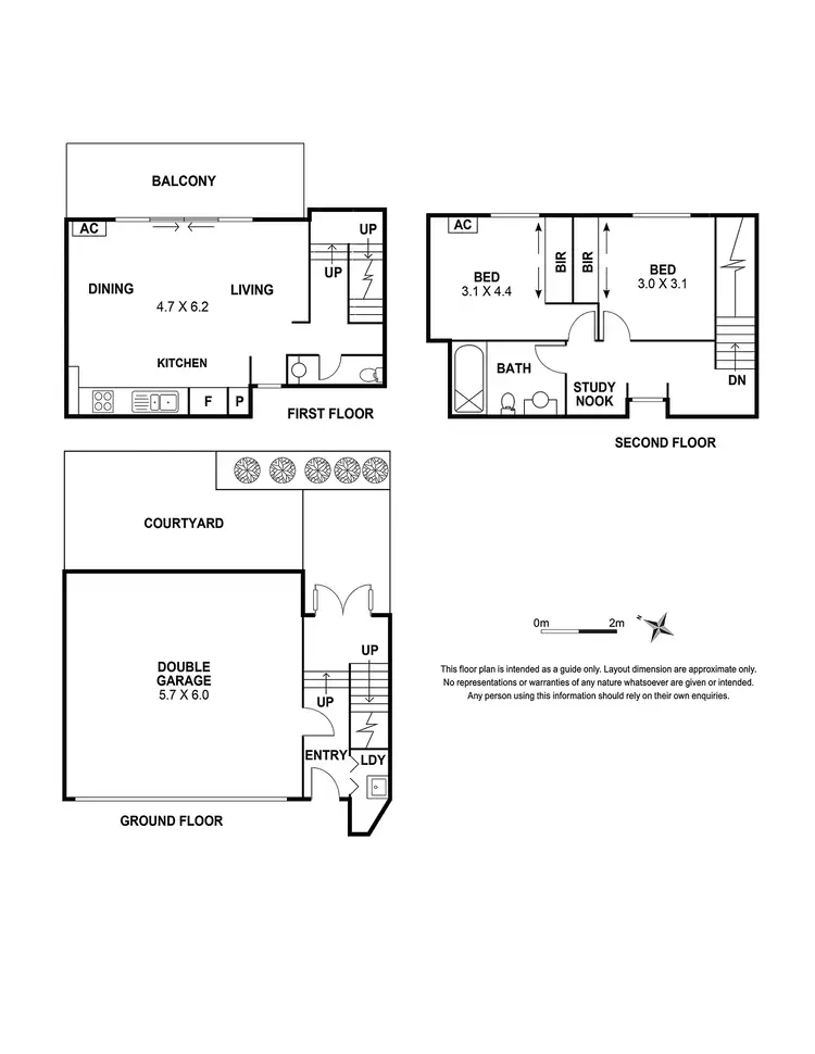 Floorplan of Homely townhouse listing, 12/115-117 Mcdonald Street, Mordialloc VIC 3195