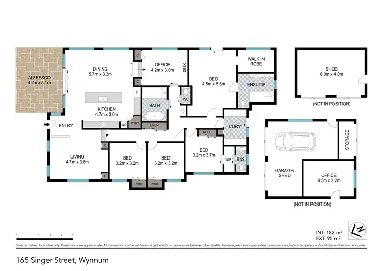 Floorplan of Homely house listing, 165 Singer Street, Wynnum QLD 4178