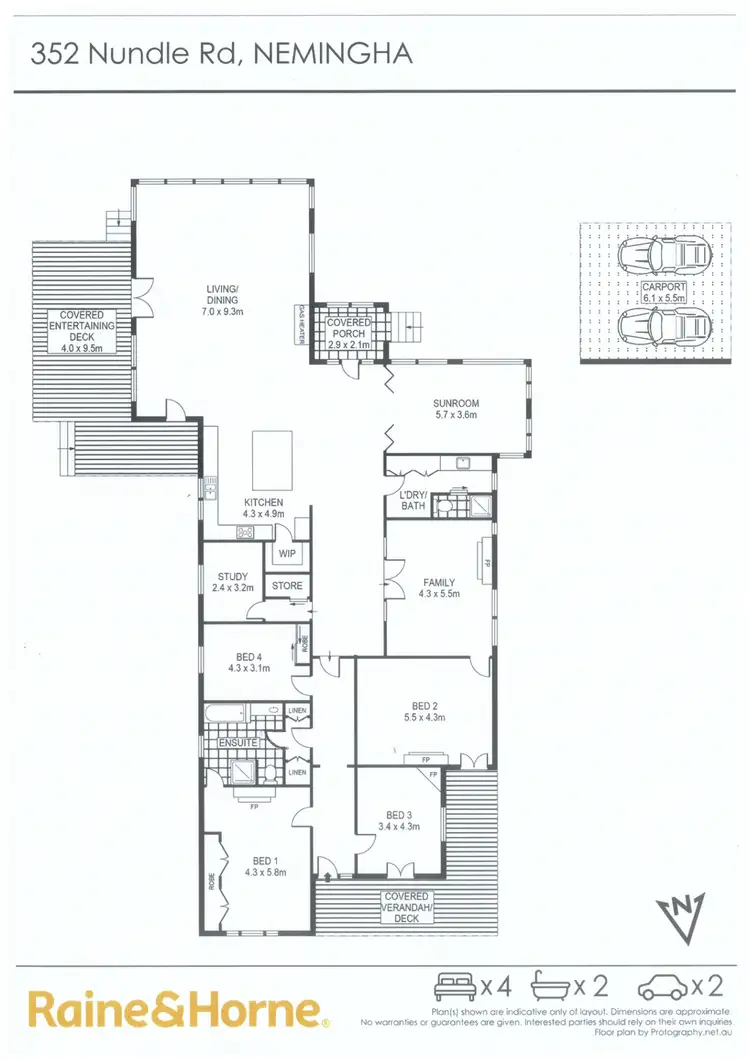Floorplan of Homely house listing, 352 Nundle Road, Tamworth NSW 2340
