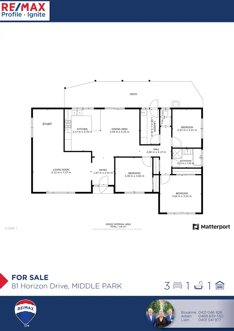 Floorplan of Homely house listing, 81 Horizon Drive, Middle Park QLD 4074