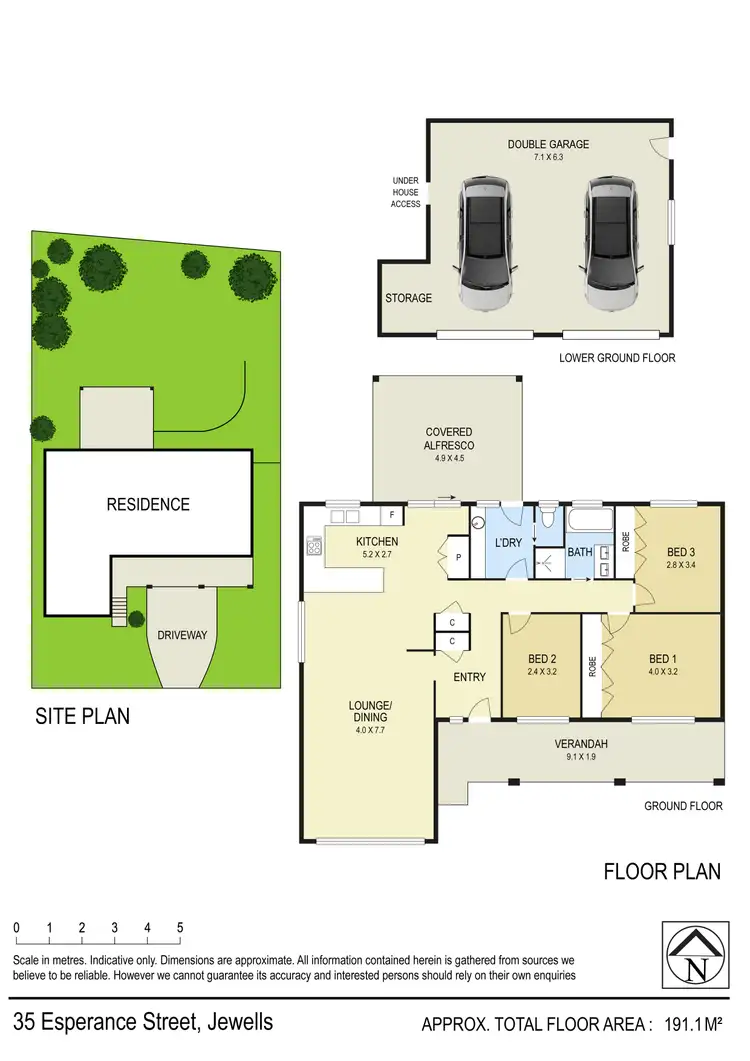 Floorplan of Homely house listing, 35 Esperance Street, Jewells NSW 2280