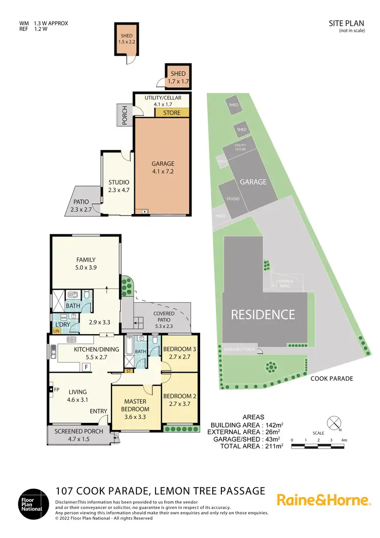Floorplan of Homely house listing, 107 Cook Parade, Lemon Tree Passage NSW 2319