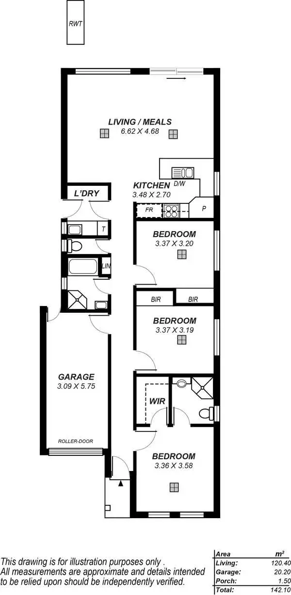 Floorplan of Homely house listing, 6A Fourth Avenue, Ascot Park SA 5043