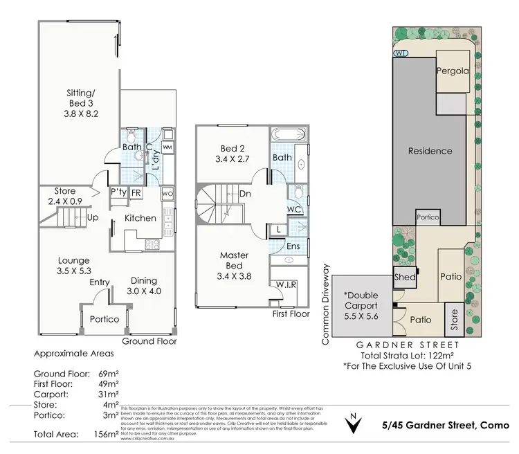 Floorplan of Homely house listing, 5/45 Gardner Street, Como WA 6152