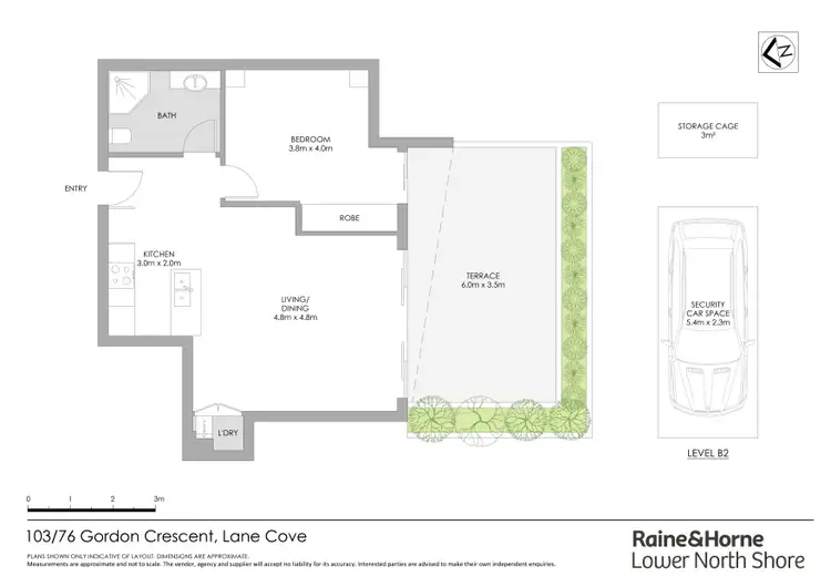 Floorplan of Homely apartment listing, 103/76 Gordon Crescent, Lane Cove NSW 2066