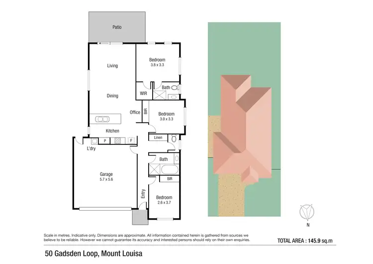 Floorplan of Homely house listing, 50 Gadsden Loop, Mount Louisa QLD 4814