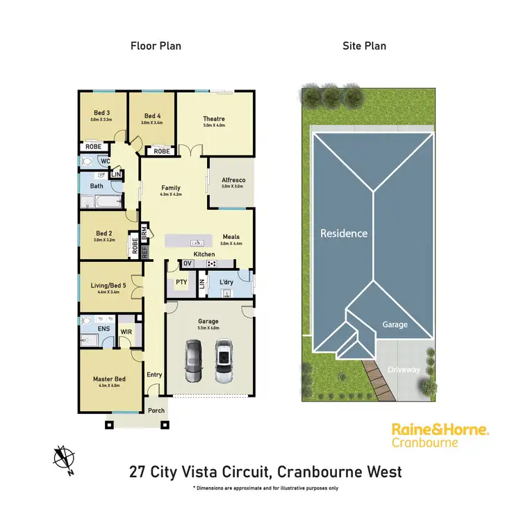 Floorplan of Homely house listing, 27 City Vista Circuit, Cranbourne West VIC 3977