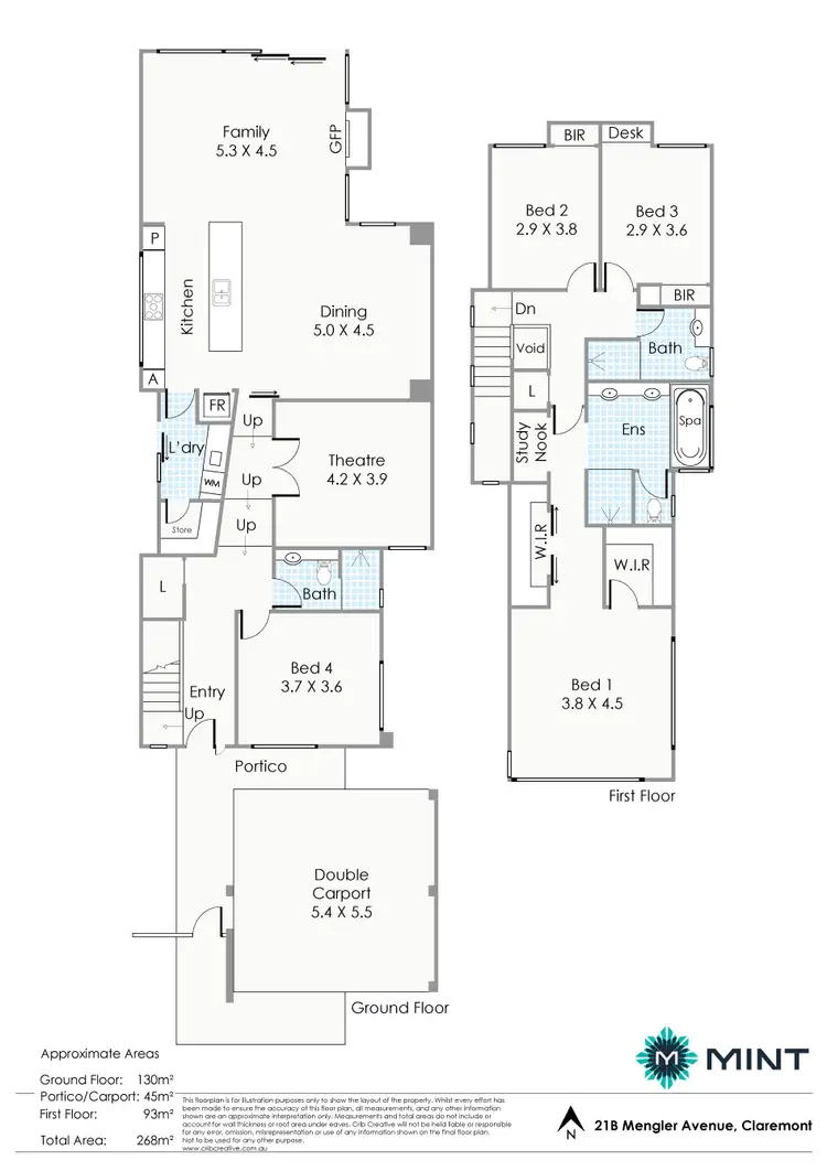 Floorplan of Homely house listing, 21B Mengler Avenue, Claremont WA 6010