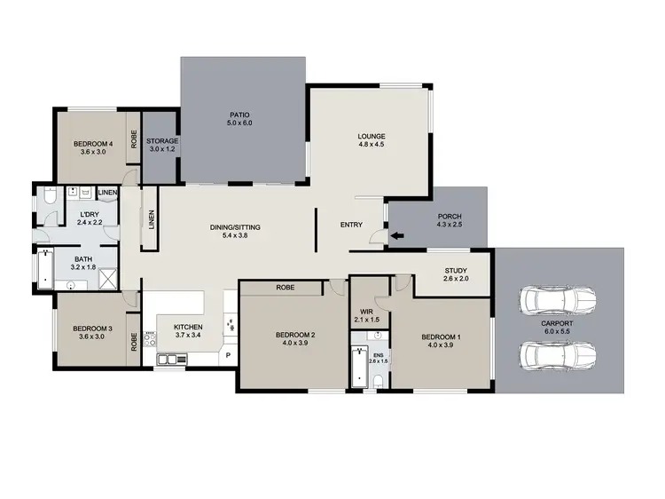Floorplan of Homely house listing, 17 Gretel Drive, Clinton QLD 4680