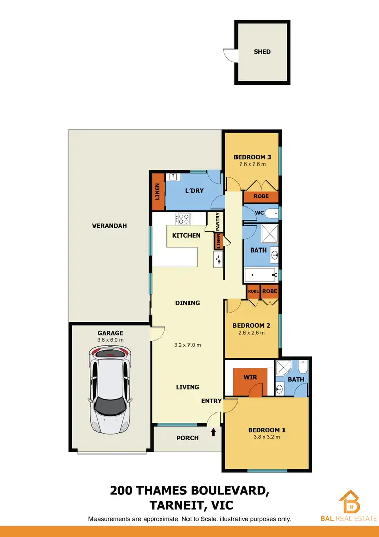 Floorplan of Homely house listing, 200 Thames Boulevard, Tarneit VIC 3029