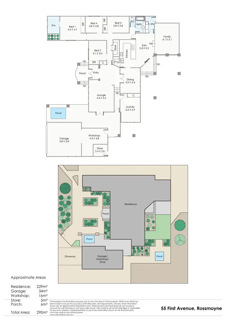 Floorplan of Homely house listing, 55 First Avenue, Rossmoyne WA 6148