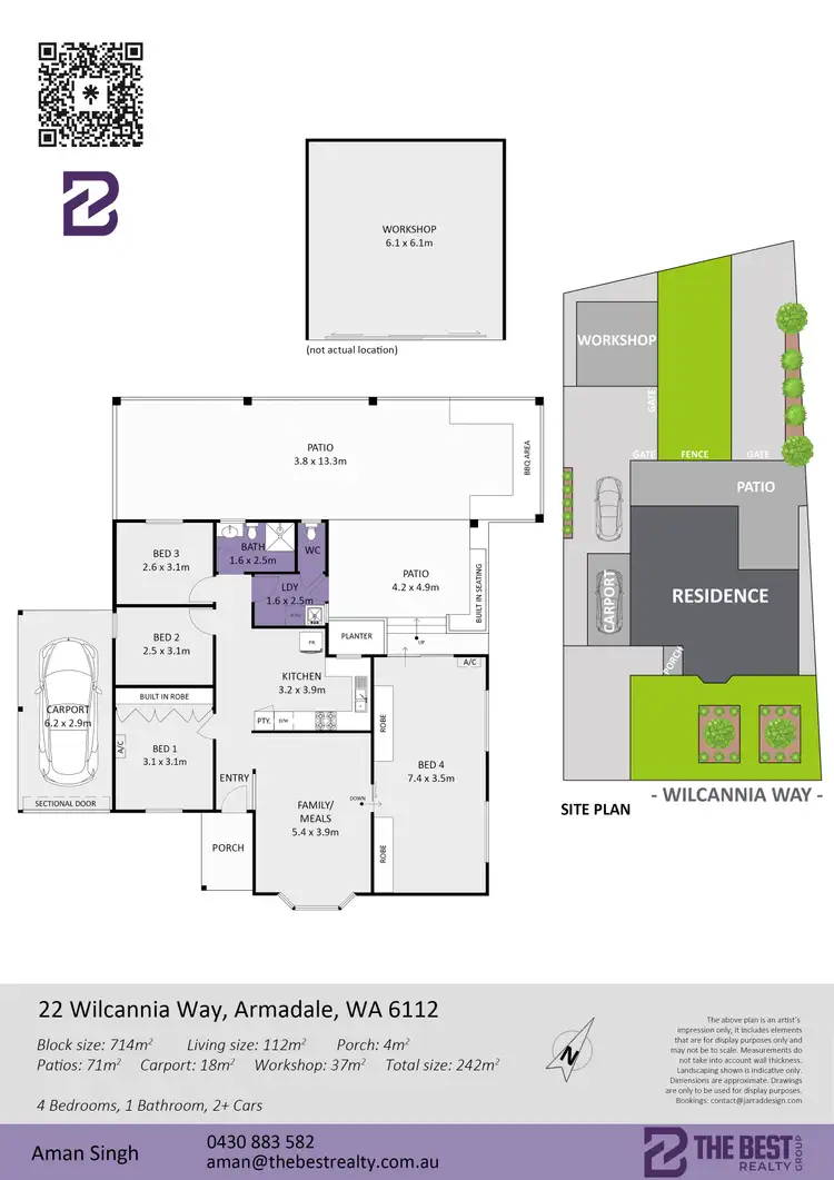 Floorplan of Homely house listing, 22 Wilcannia Way, Armadale WA 6112