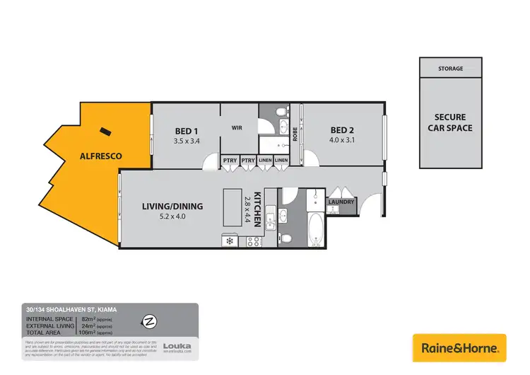 Floorplan of Homely apartment listing, 30/134 Shoalhaven Street, Kiama NSW 2533