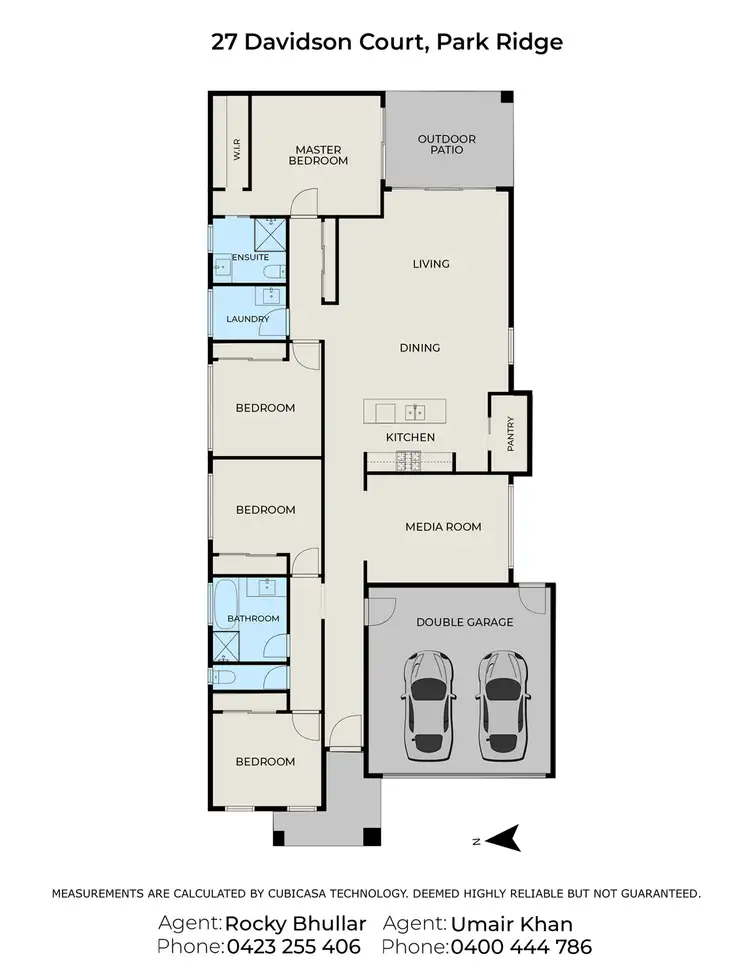 Floorplan of Homely house listing, 27 Davidson Circuit, Park Ridge QLD 4125