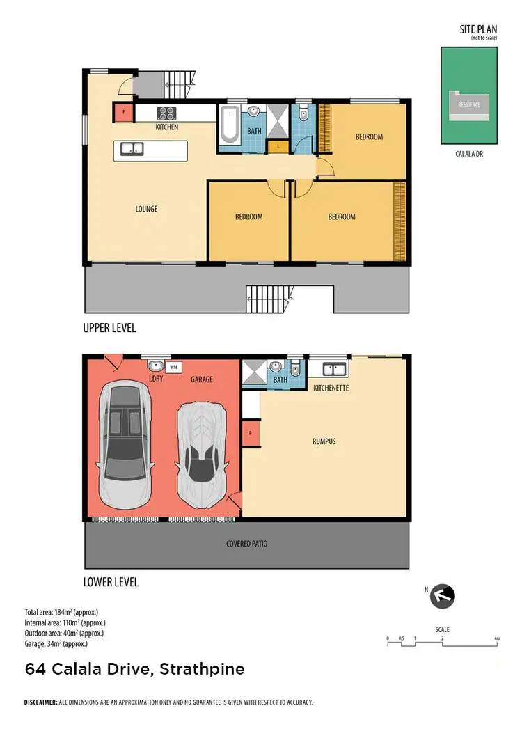 Floorplan of Homely house listing, 64 Calala Drive, Strathpine QLD 4500
