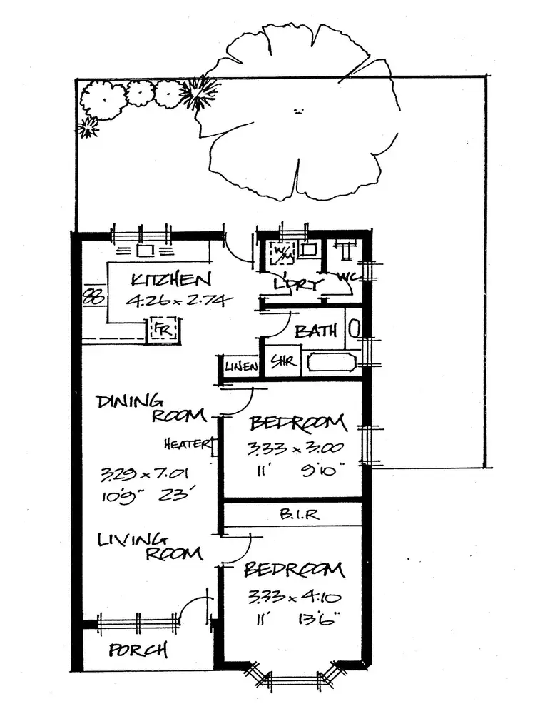 Floorplan of Homely unit listing, 4/1 Colton Road, Blackwood SA 5051
