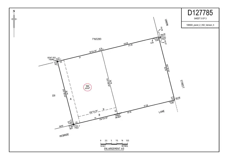 Floorplan of Homely land listing, 2A McBride Lane, Clare SA 5453