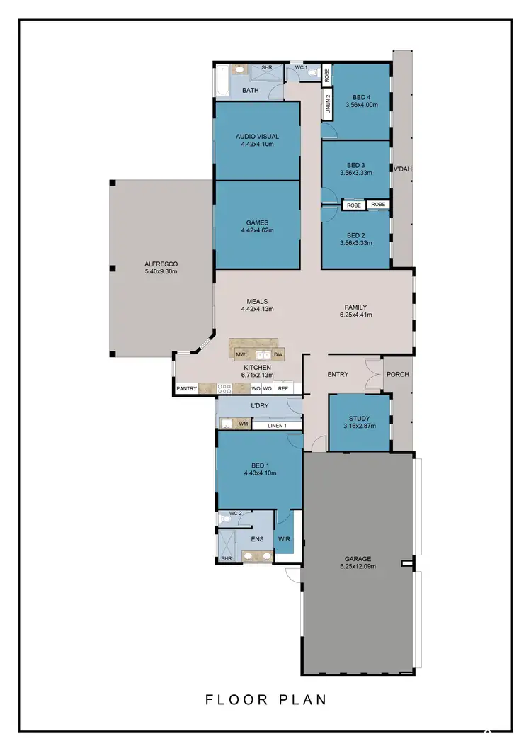 Floorplan of Homely house listing, 12 Maresfield Way, Cardup WA 6122