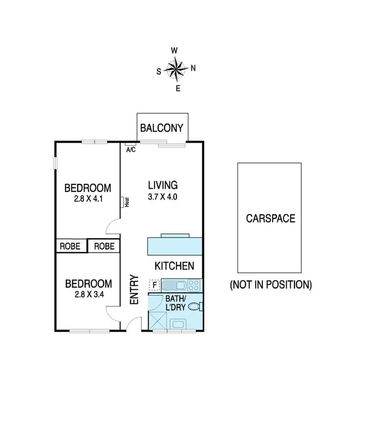 Floorplan of Homely apartment listing, 6/69 Carroll Crescent, Glen Iris VIC 3146