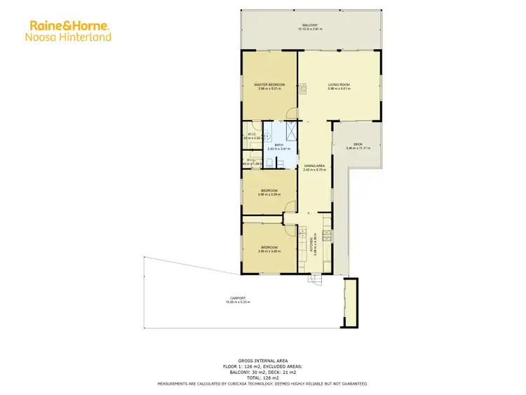 Floorplan of Homely house listing, 13 Alexandra Street, Cooran QLD 4569