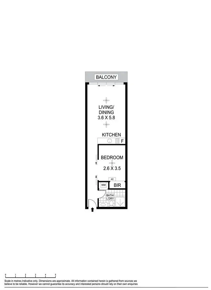 Floorplan of Homely apartment listing, 503/43B Knuckey Street, Darwin City NT 800