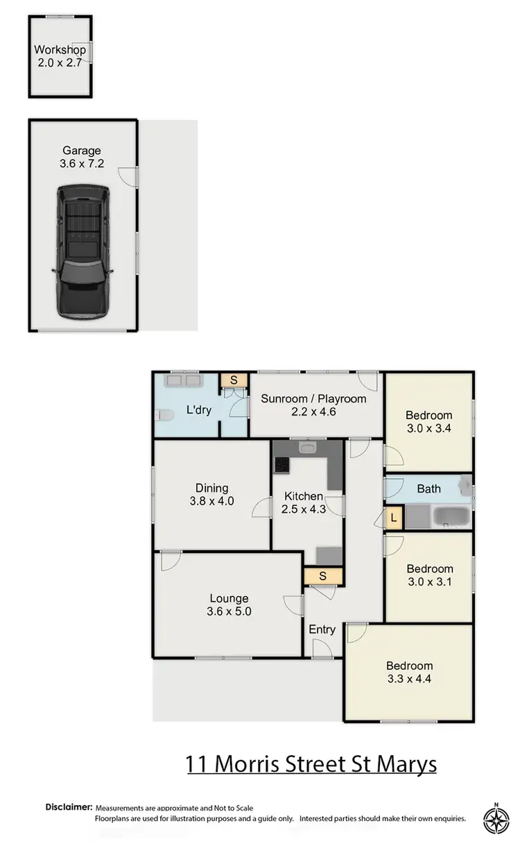 Floorplan of Homely house listing, 11 Morris Street, St Marys NSW 2760