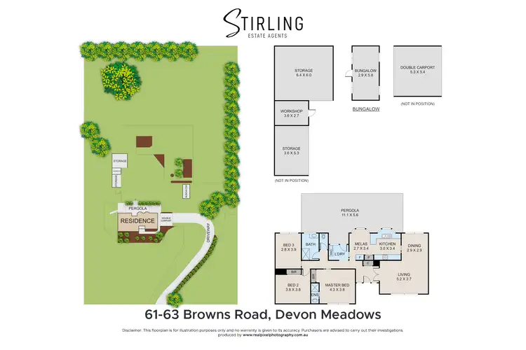Floorplan of Homely house listing, 61-63 Browns Road, Devon Meadows VIC 3977