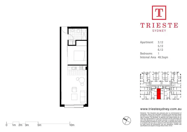 Floorplan of Homely apartment listing, 512/349 Bulwara Road, Ultimo NSW 2007