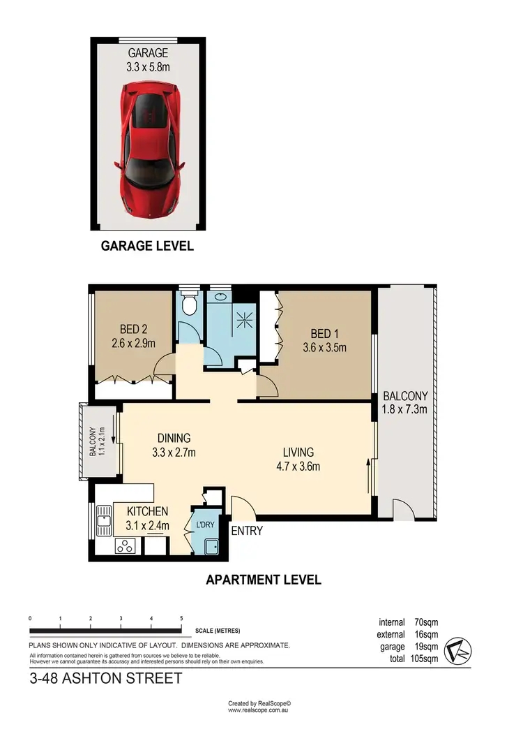 Floorplan of Homely unit listing, 3/48 Ashton Street, Camp Hill QLD 4152