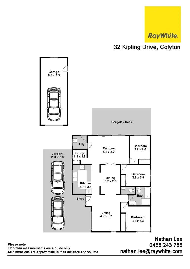 Floorplan of Homely house listing, 32 Kipling Drive, Colyton NSW 2760