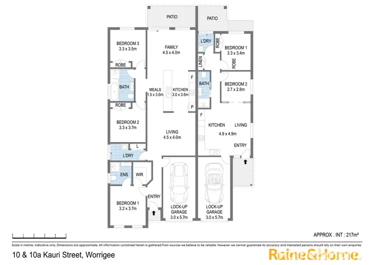 Floorplan of Homely house listing, 10 & 10a Kauri Street, Worrigee NSW 2540