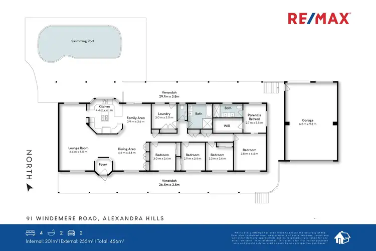 Floorplan of Homely house listing, 91 Windemere Road, Alexandra Hills QLD 4161