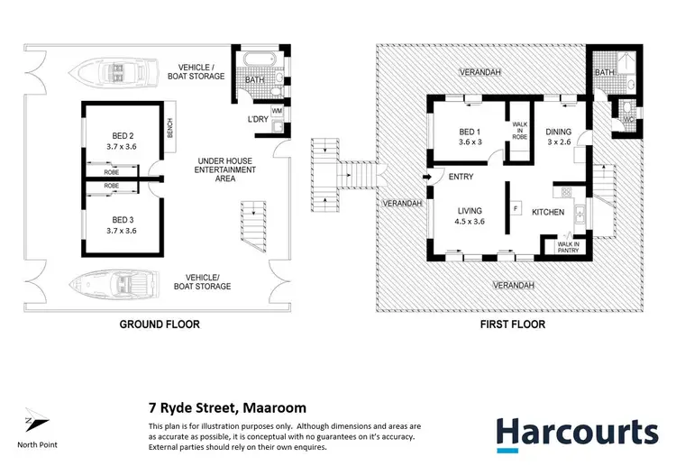 Floorplan of Homely house listing, 7 Ryde Street, Maaroom QLD 4650