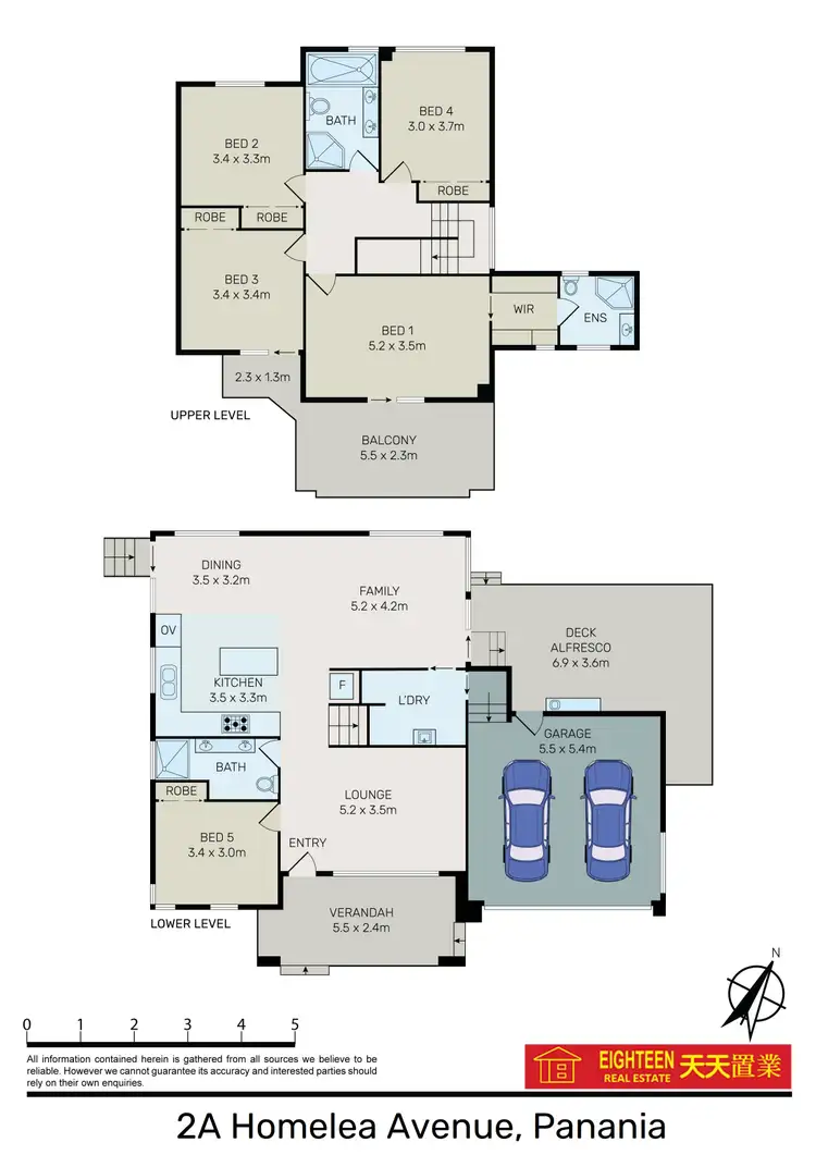 Floorplan of Homely semi-detached listing, 2A Homelea Avenue, Panania NSW 2213