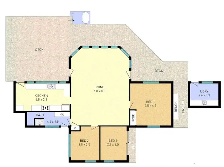 Floorplan of Homely house listing, 469 Kalang Road, Kalang NSW 2454