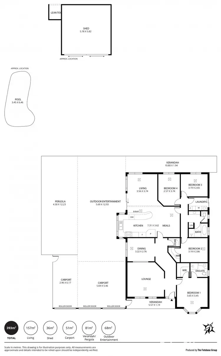 Floorplan of Homely house listing, 36 Gateacre Brow, Onkaparinga Hills SA 5163