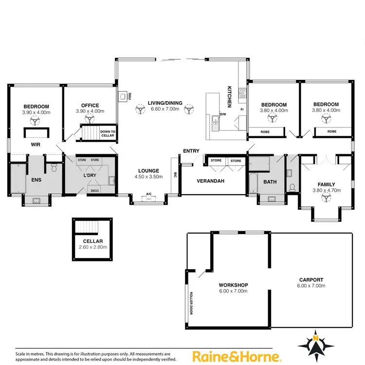 Floorplan of Homely rural property listing, 1533 Waitpinga Road, Waitpinga SA 5211