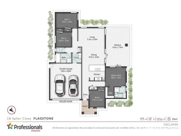 Floorplan of Homely house listing, 18 Salter Close, Flagstone QLD 4280