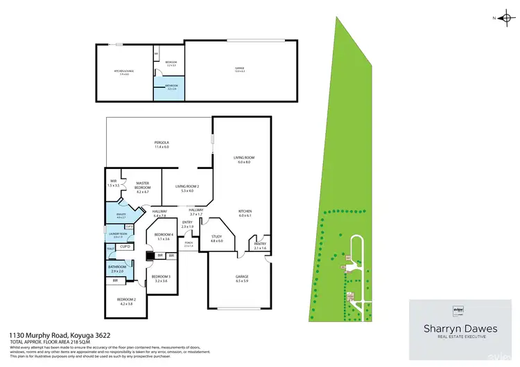 Floorplan of Homely rural property listing, 1130 Murphy Road, Koyuga VIC 3622