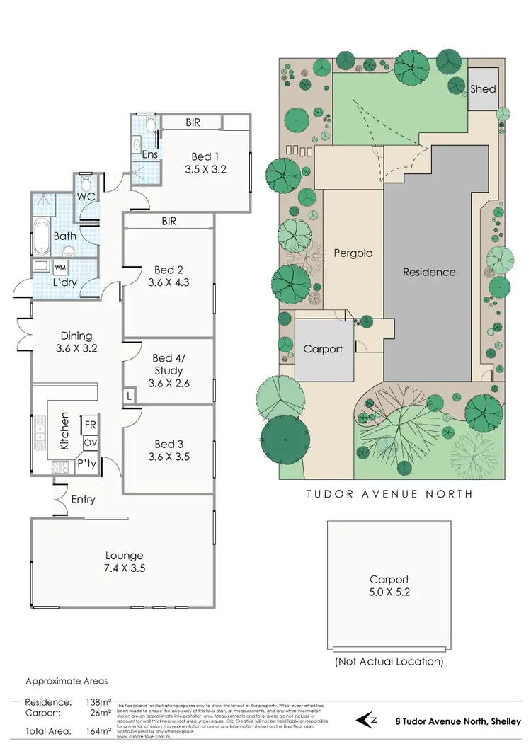 Floorplan of Homely house listing, 8 Tudor Avenue North, Shelley WA 6148