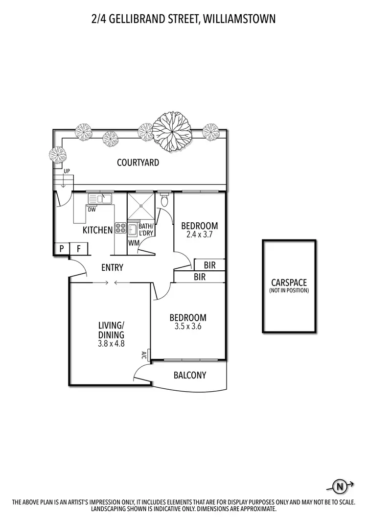 Floorplan of Homely house listing, 2/4 Gellibrand Street, Williamstown VIC 3016