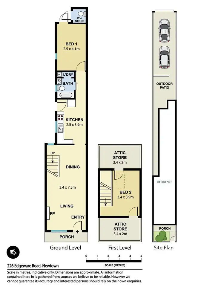 Floorplan of Homely house listing, 226 Edgeware Road, Newtown NSW 2042
