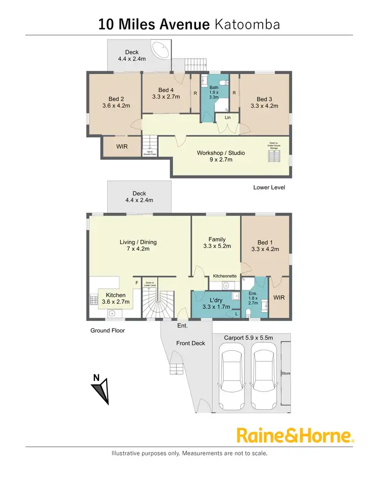 Floorplan of Homely house listing, 10 Miles Avenue, Katoomba NSW 2780