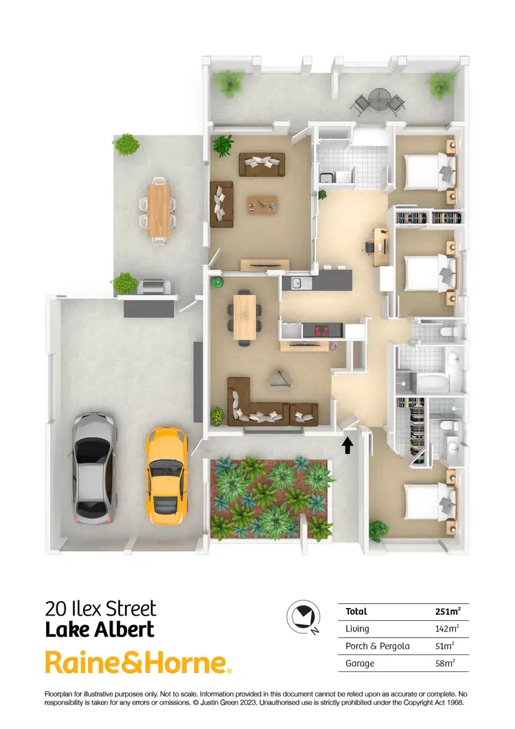 Floorplan of Homely house listing, 20 Ilex Street, Lake Albert NSW 2650
