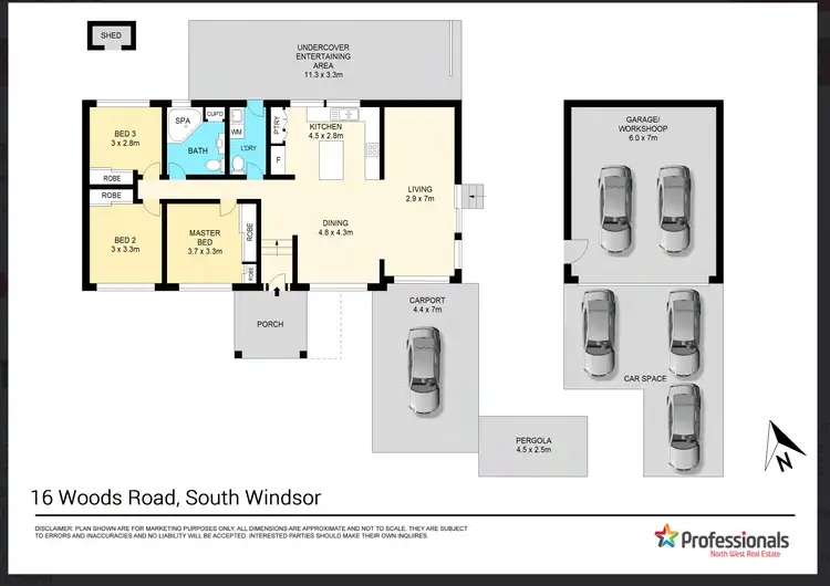 Floorplan of Homely house listing, 16 Woods Road, South Windsor NSW 2756