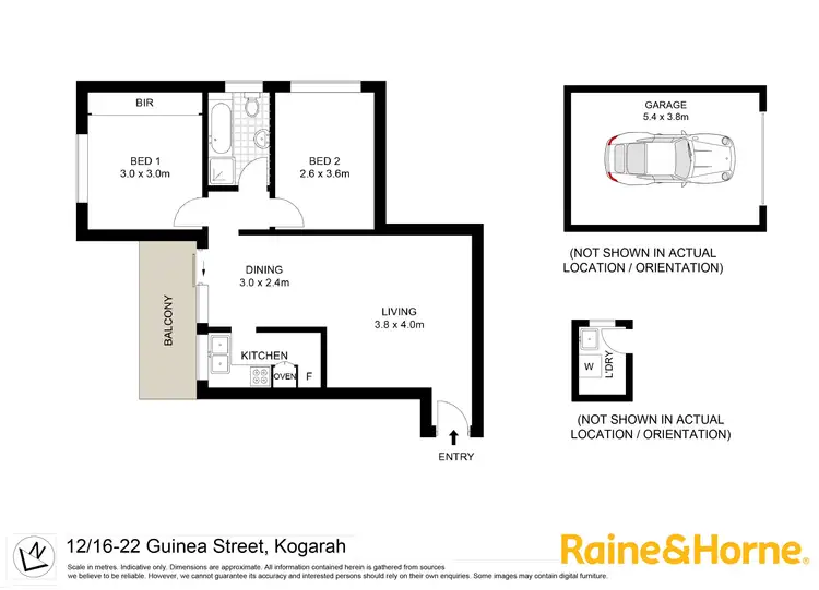 Floorplan of Homely unit listing, 12/16-22 Guinea Street, Kogarah NSW 2217