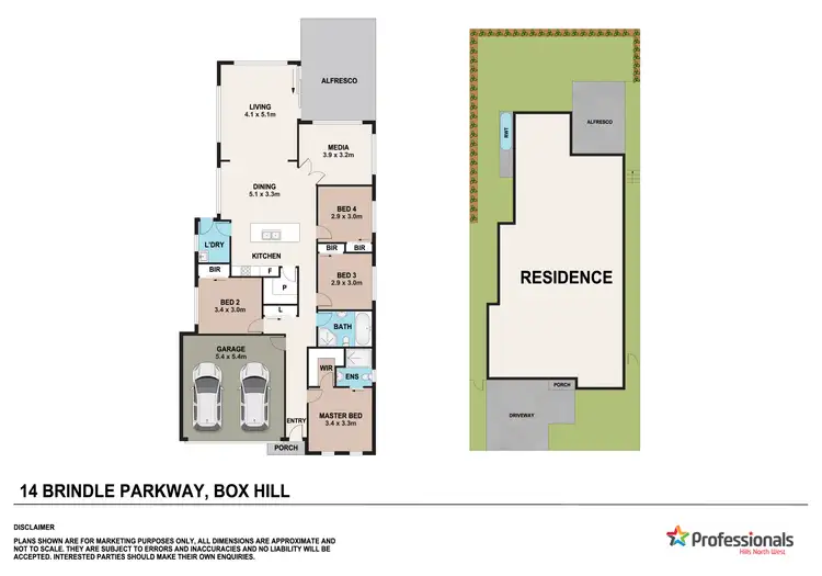 Floorplan of Homely house listing, 14 Brindle Parkway, Box Hill NSW 2765