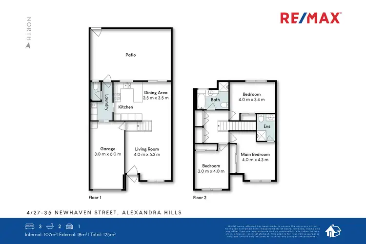 Floorplan of Homely townhouse listing, 4/35 Newhaven Street, Alexandra Hills QLD 4161