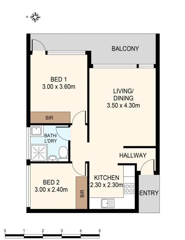 Floorplan of Homely apartment listing, 64/268 Johnston Street, Annandale NSW 2038