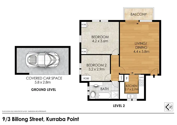 Floorplan of Homely apartment listing, 9/3 Billong Street, Kurraba Point NSW 2089